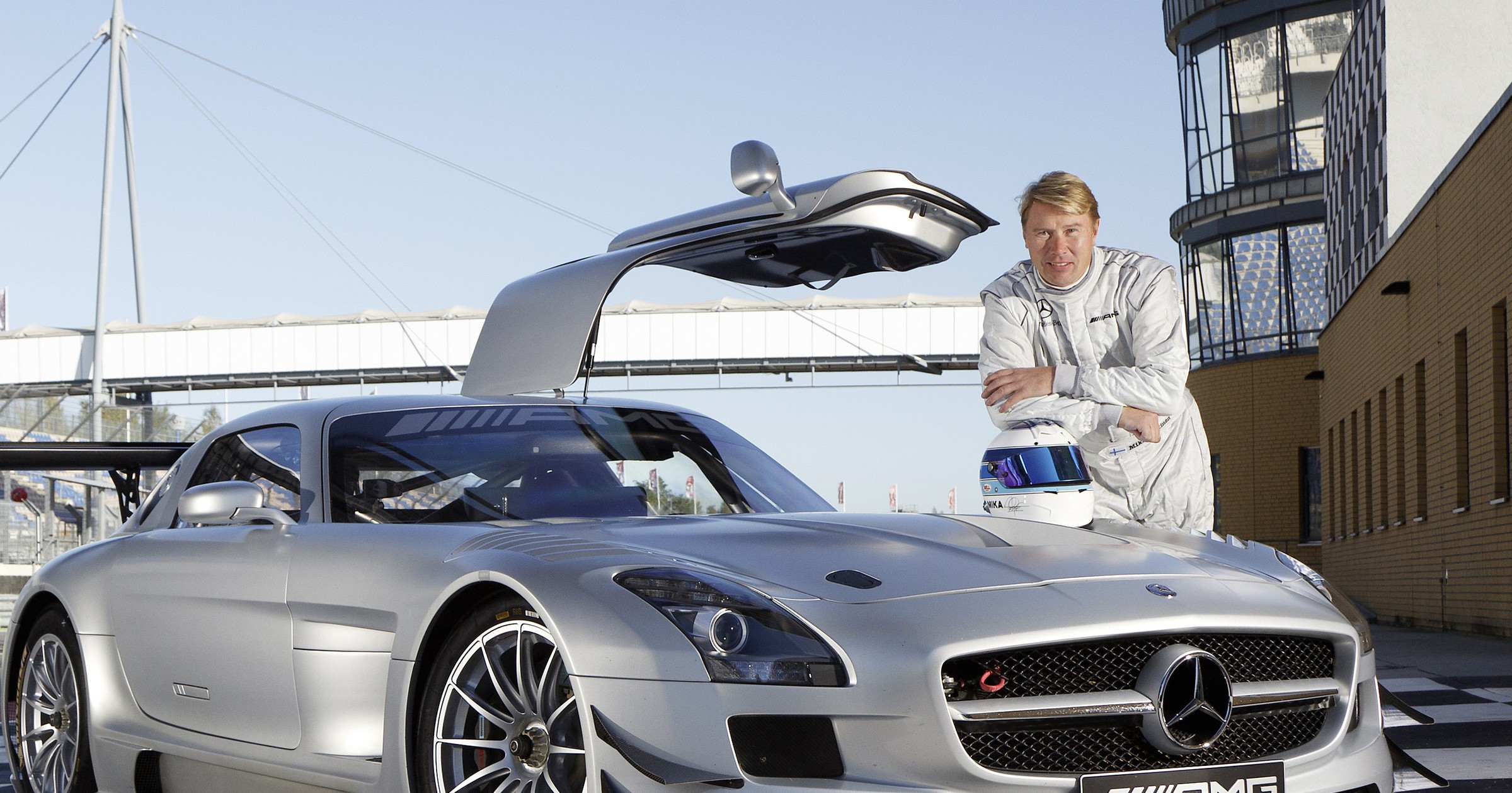 Mika Häkkinen za kierownicą Mercedesa SLS AMG GT3