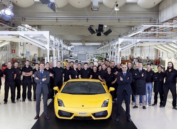 Lamborghini wyprodukowało 10 tys. Gallardo
