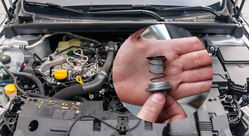 Filtr bezpieczeństwa filtra oleju