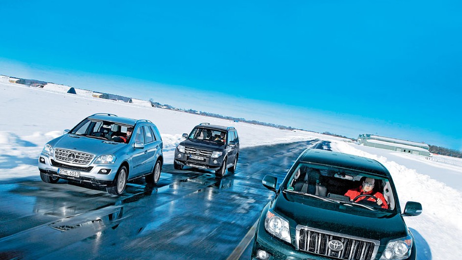 Duży może więcej: Mercedes ML kontra Mitsubishi Pajero i Toyota Land Cruiser