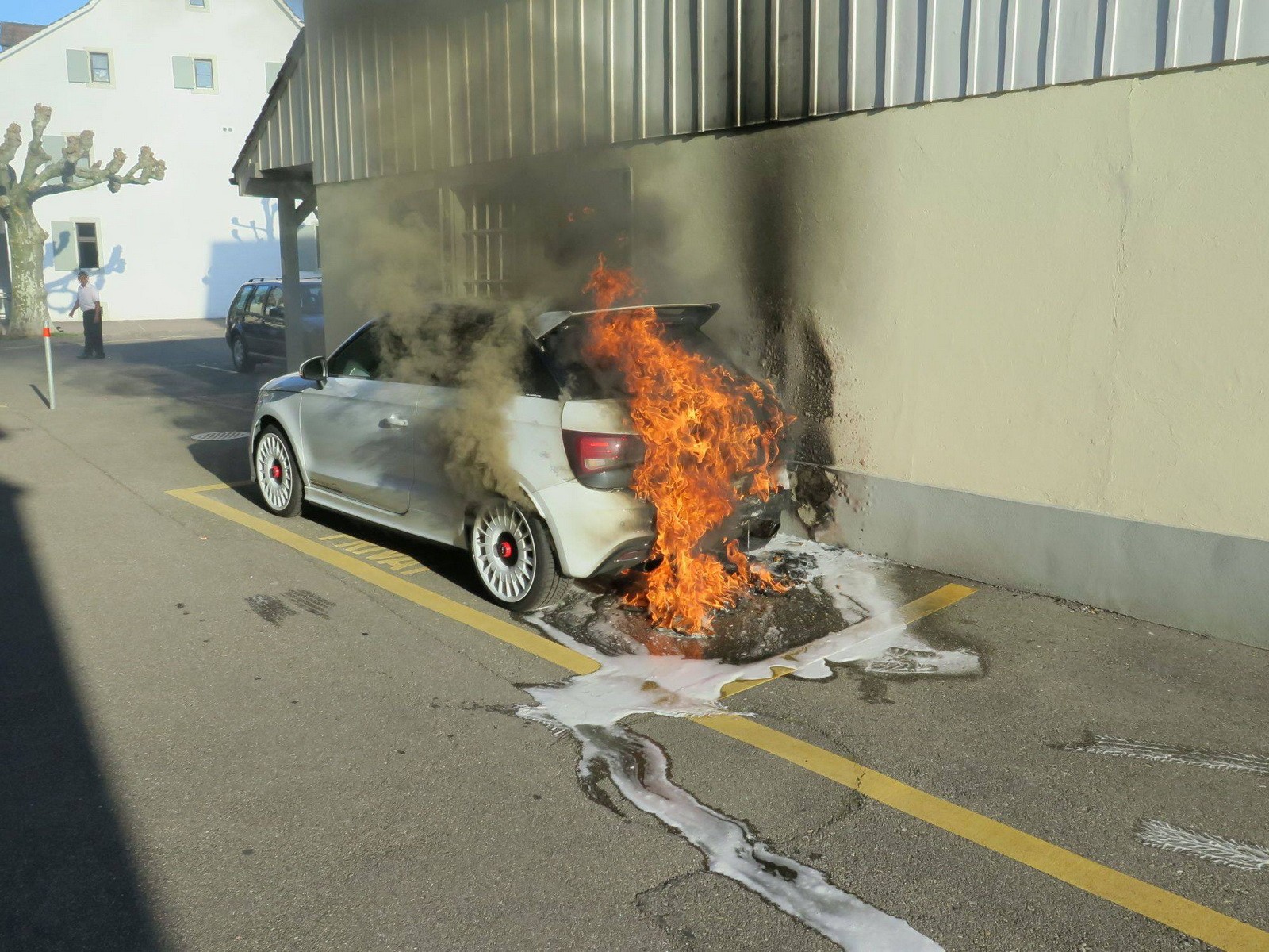Niespotykane Audi A1 Quattro doszczętnie spłonęło
