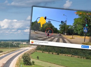 Półnagi pieszy wkroczył na pasy na "czerwonym". Miał pecha