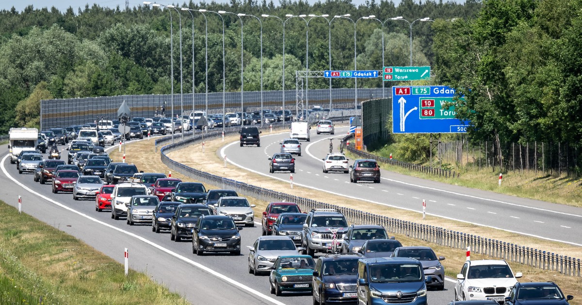 Autostrada A1 w Lubiczu Dolnym