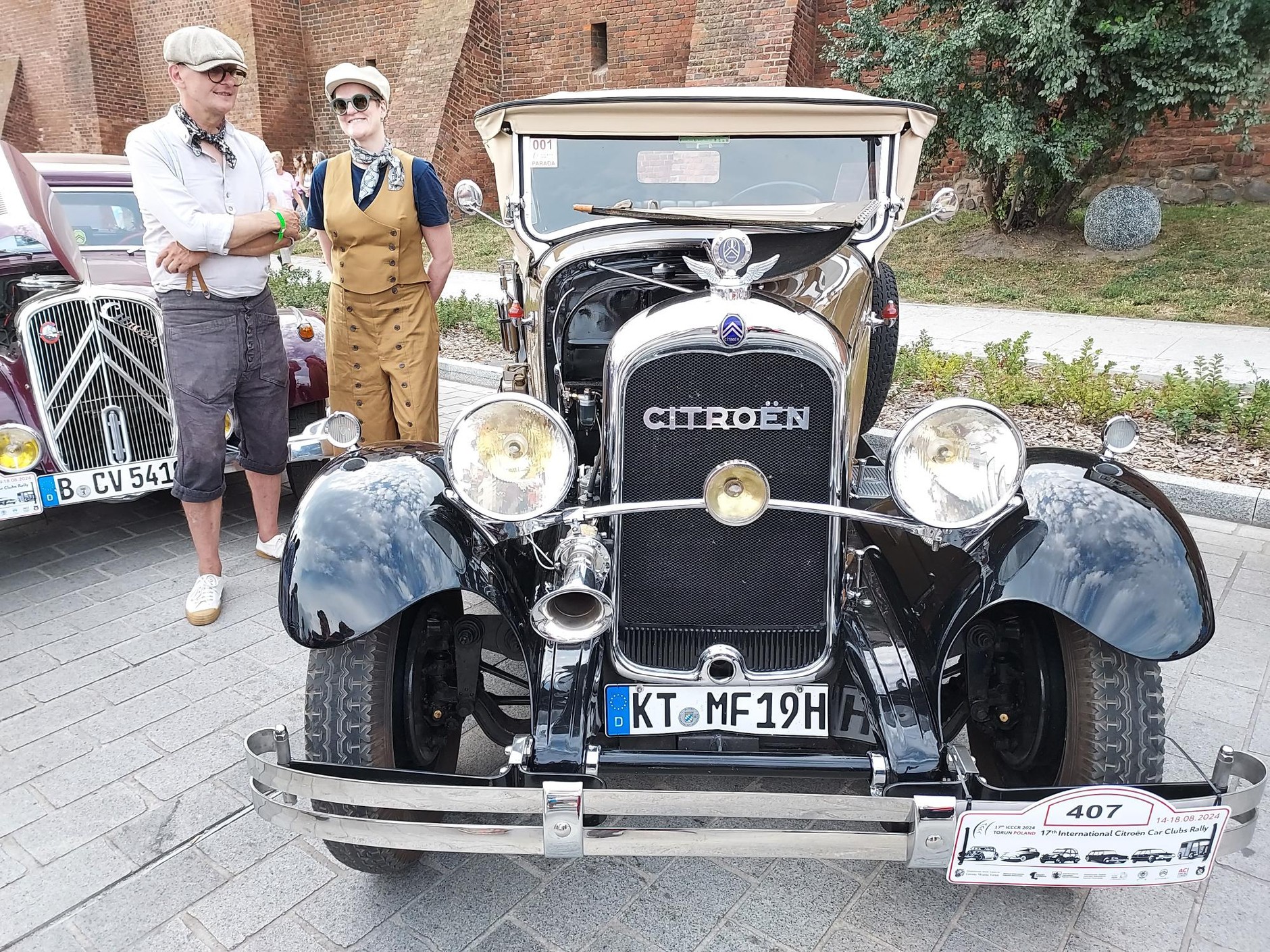 Zlot Citroenów w Toruniu