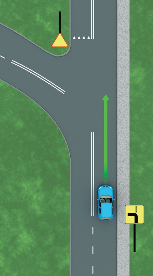 Zakręcone skrzyżowanie