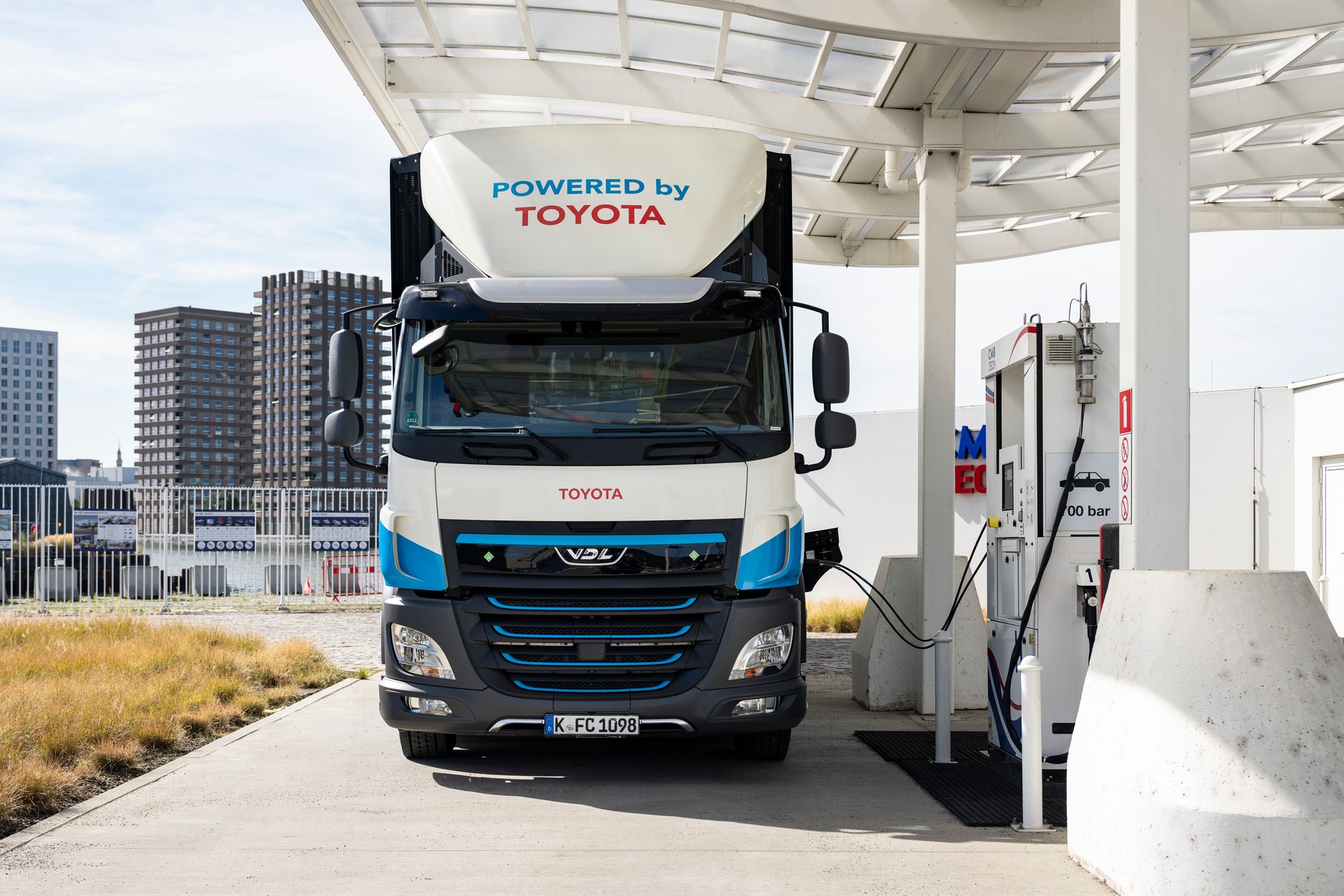 Wodorowa ciężarówka Toyoty i VDL marki DAF