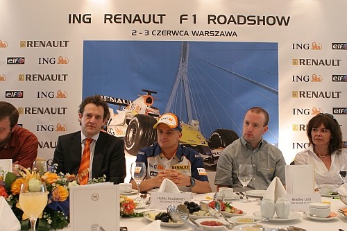 Kovalainen w Warszawie