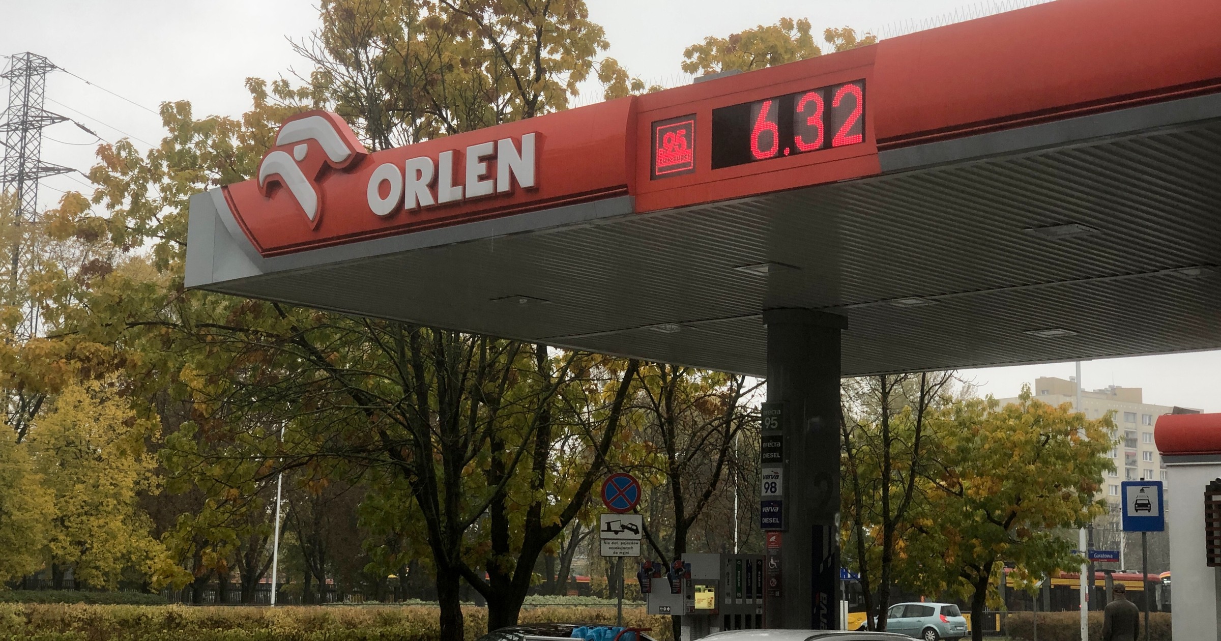 Ceny paliw na Orlenie w Warszawie, 26 października 2023 r.