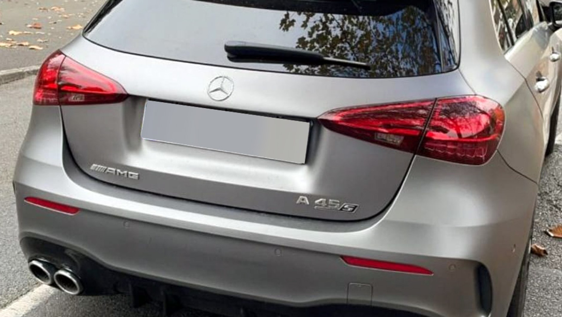 Odzyskany we Francji Mercedes-AMG A45 S z Polski
