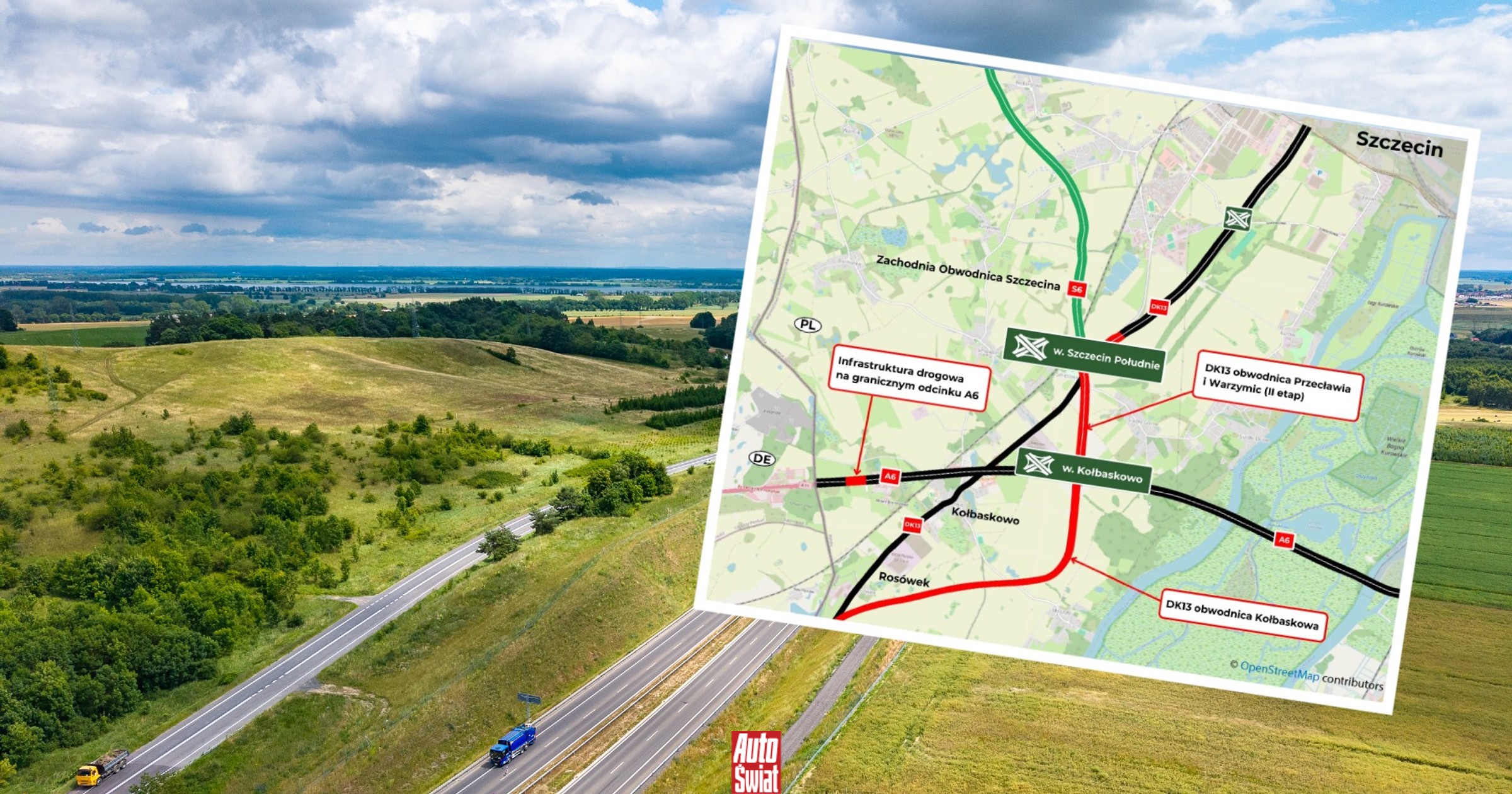 Co się dzieje na budowie autostrady A6? Niedługo połączy się ze Szczecinem