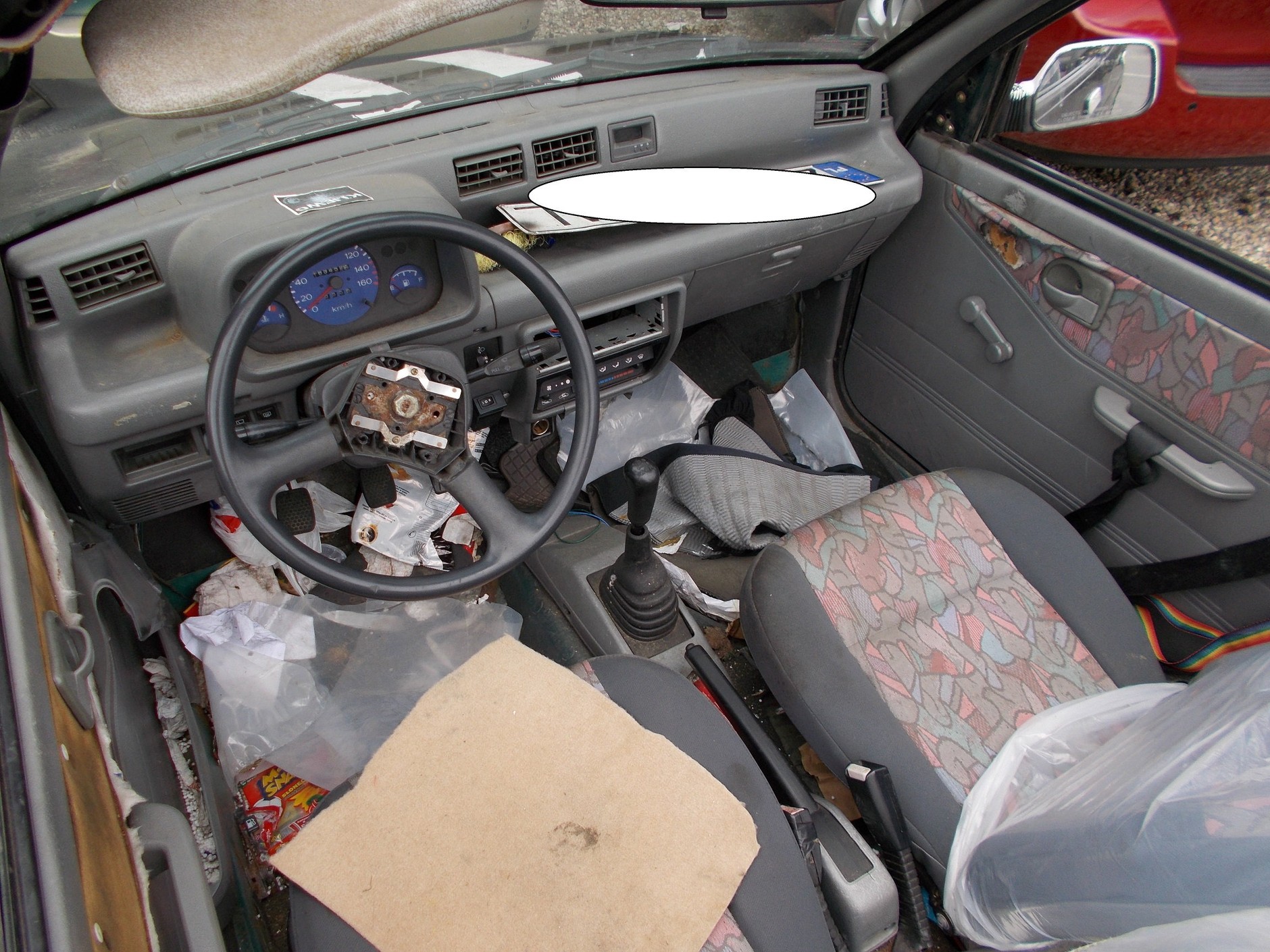 Kierowca bez prawa jazdy w Tico po „tuningu”