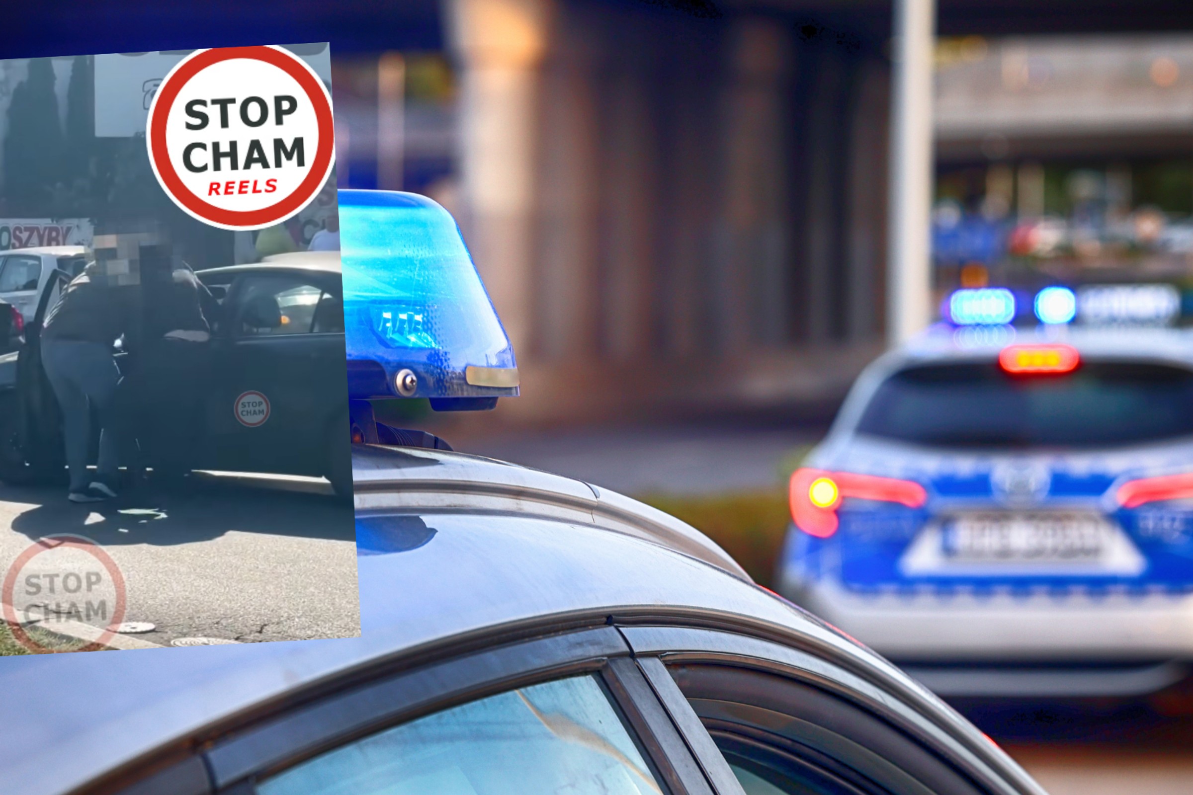 Nagle wyciągnęli kierowcę z samochodu. Mieli istotny powód [WIDEO]