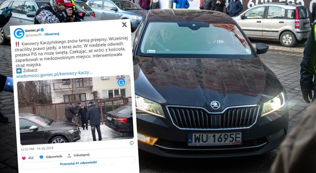 Kierowcy Jarosława Kaczyńskiego są na bakier z prawem. Dali kolejny "popis" [WIDEO]
