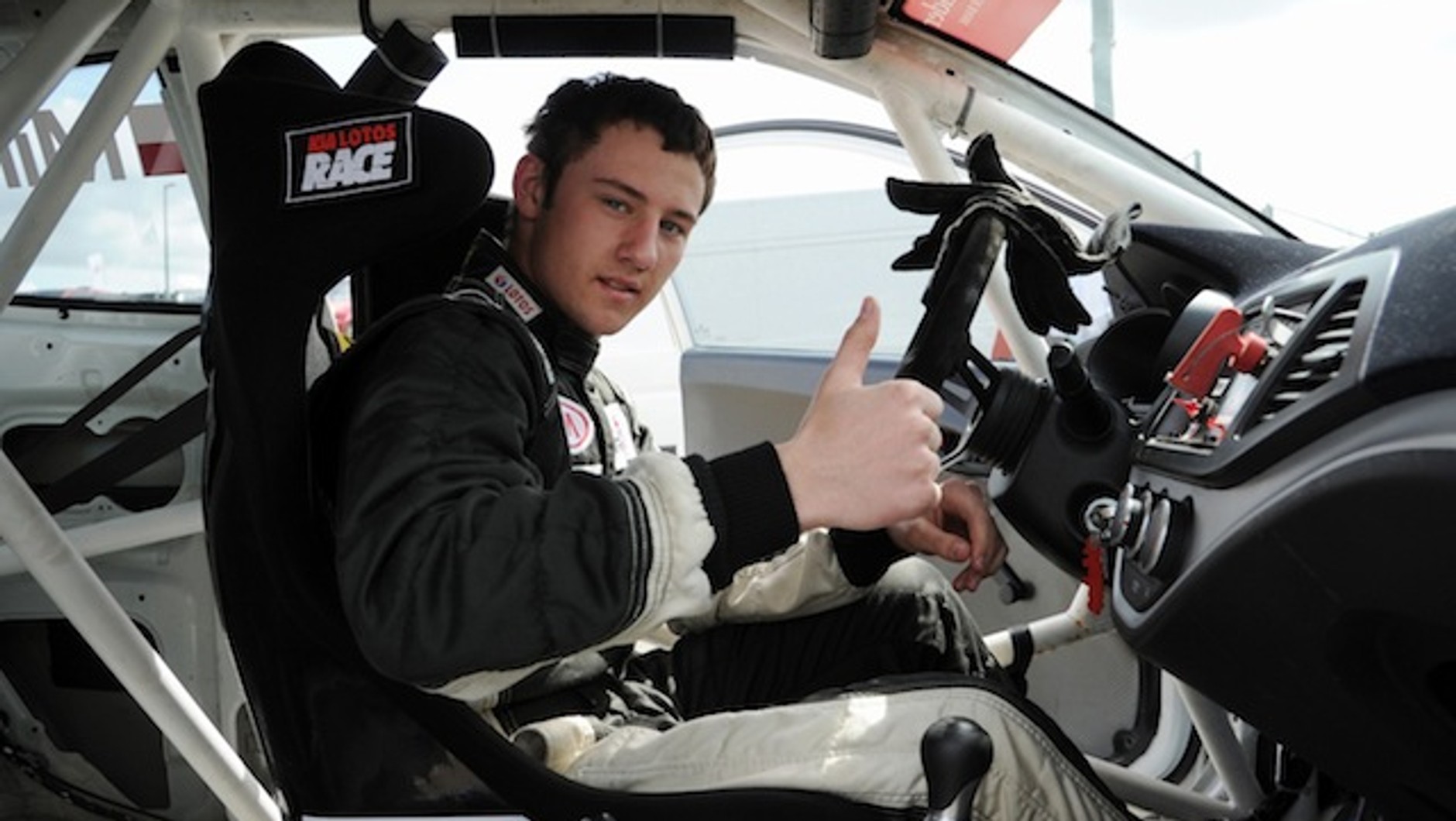 Bartłomiej Mirecki na testach Ferrari Driver Academy