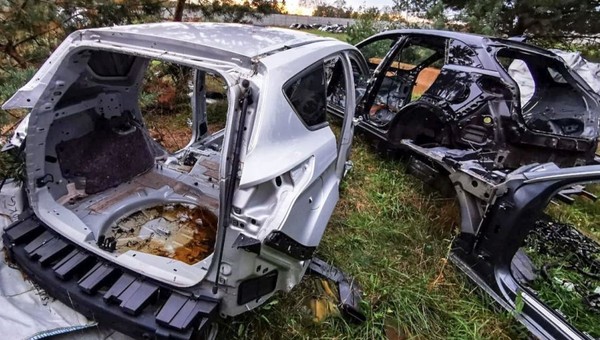 Części za setki tysięcy złotych. Policja likwiduje złodziejskie dziuple