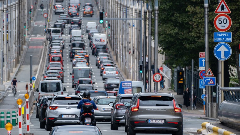 Bruksela bywa zakorkowana w godzinach szczytu