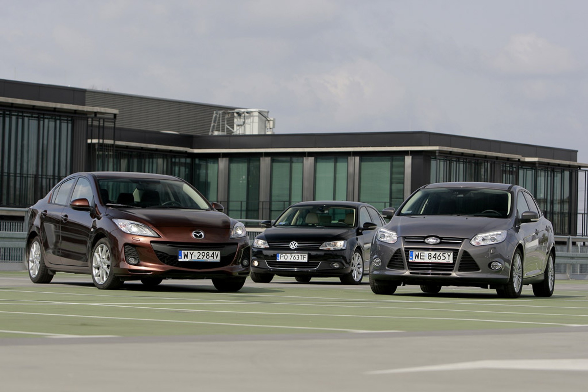 Ford Focus kontra Mazda 3 i Volkswagen Jetta: limuzyny małego formatu