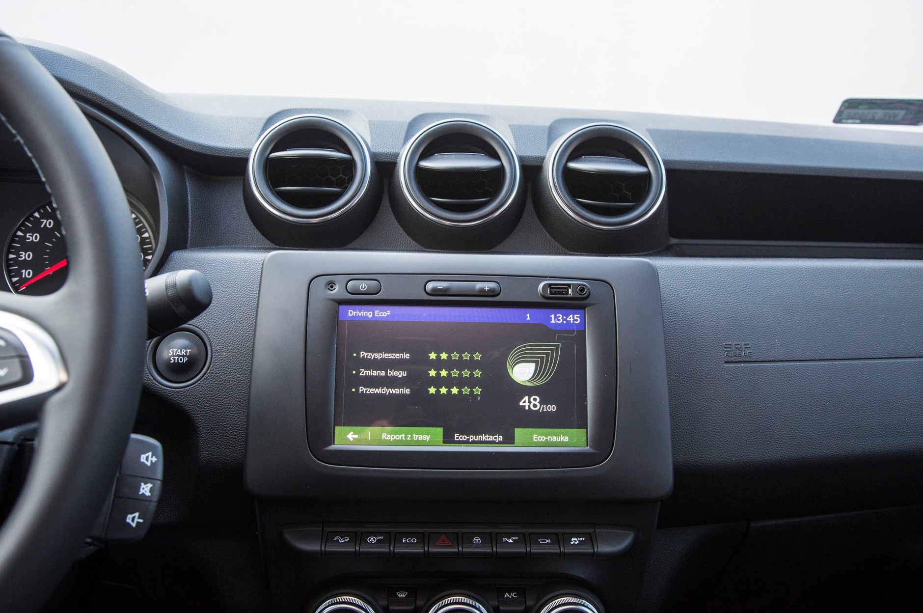 Dacia Duster  2. generacji – nawiewy