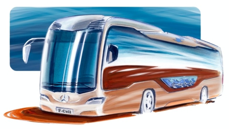 Mercedes - hybrydowy autobus