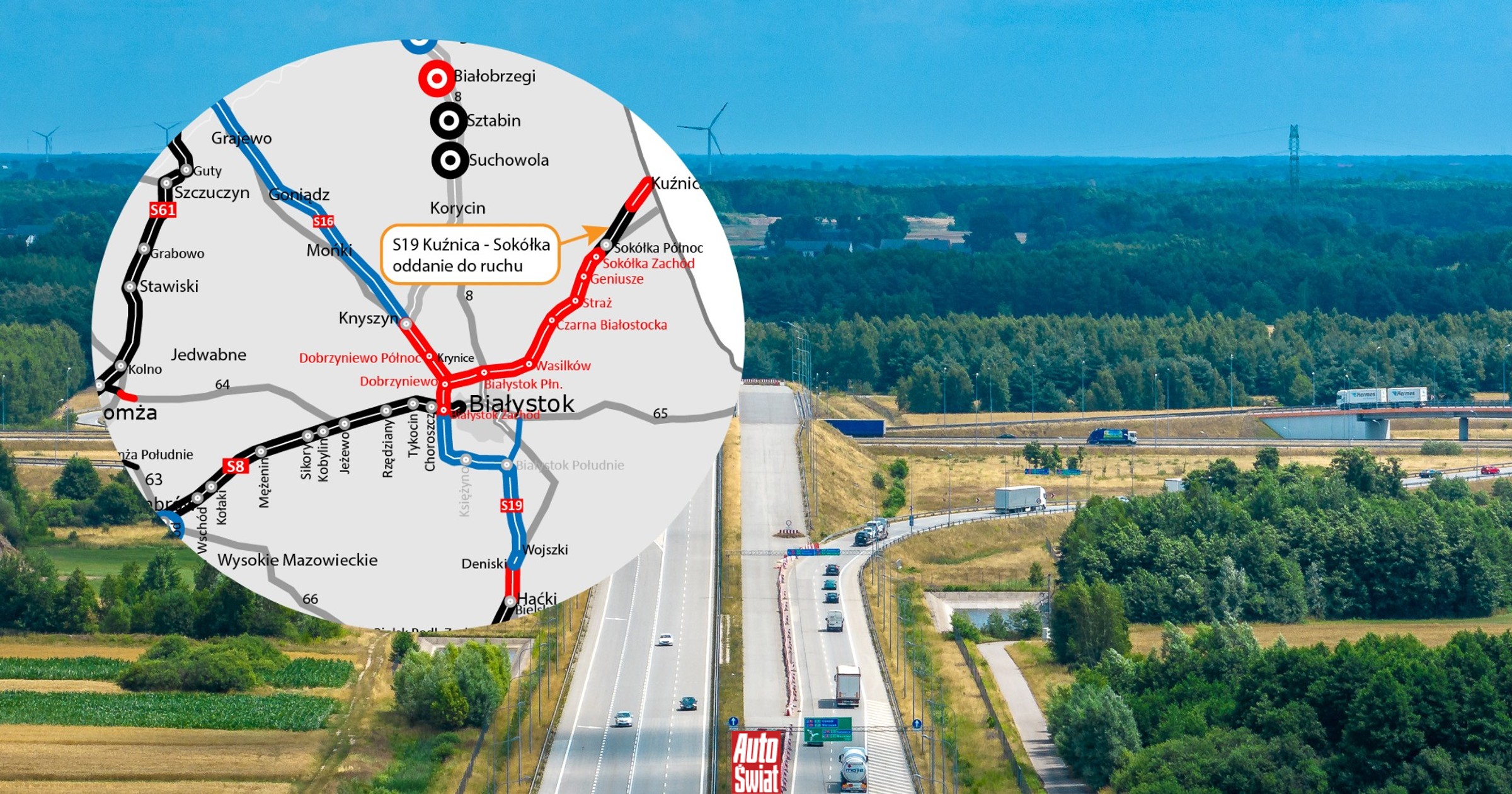 Nowy odcinek S19 na nowy rok. To dopiero początek, bo w 2026 r. GDDKiA otworzy ich kilka