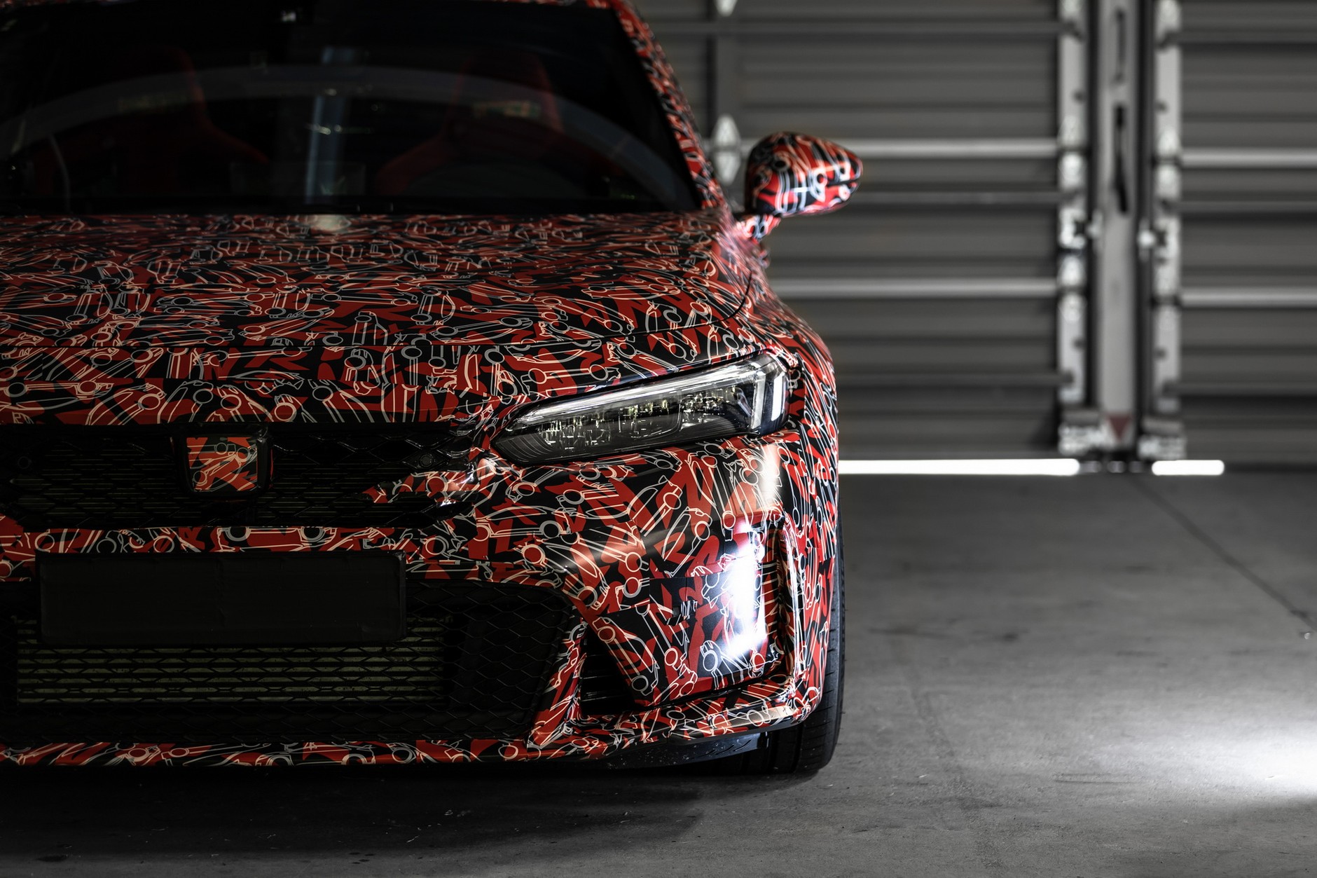 Zakamuflowana prototypowa Honda Civic Type R