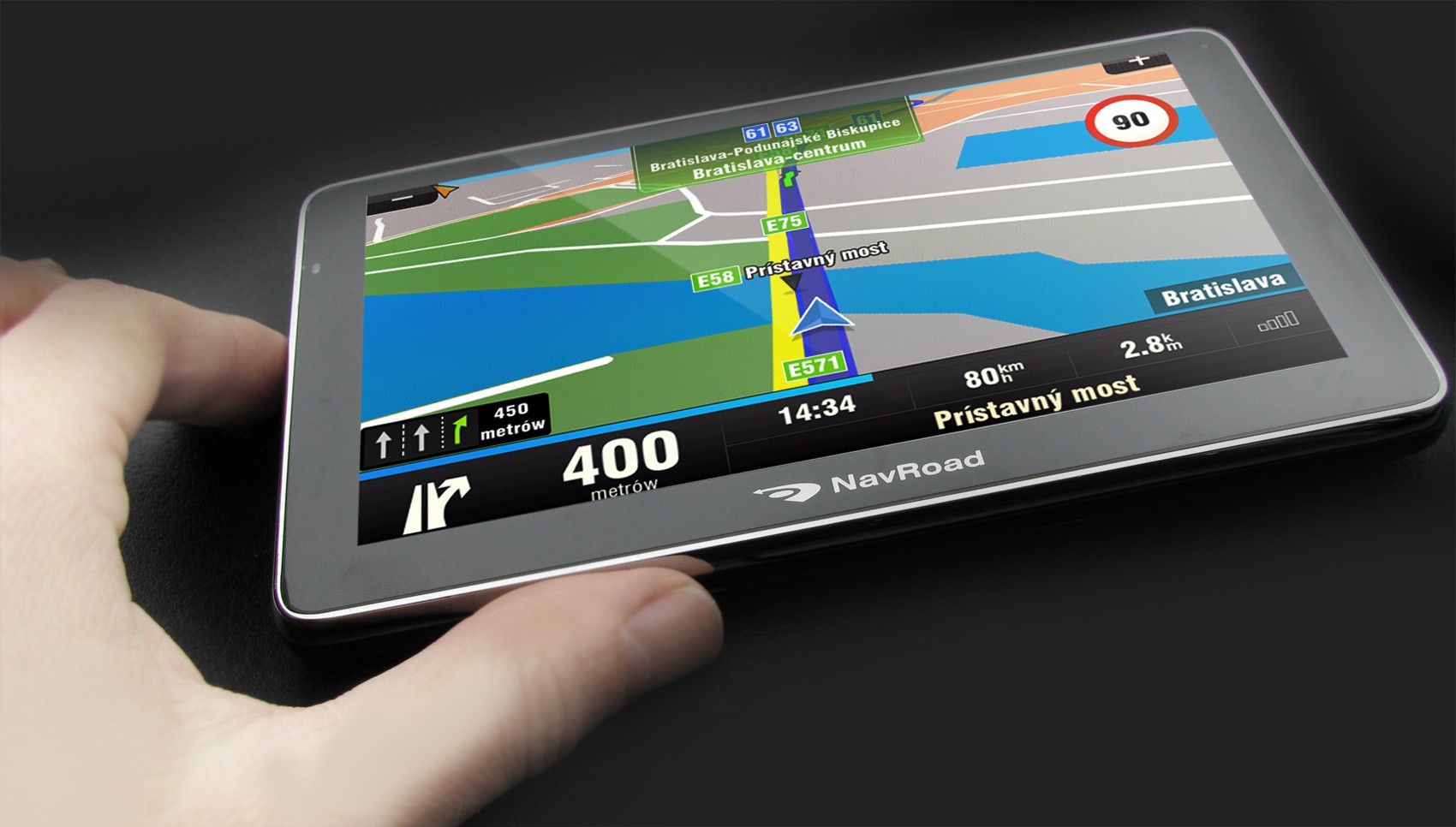 Nawigacja NavRoad z Androidem