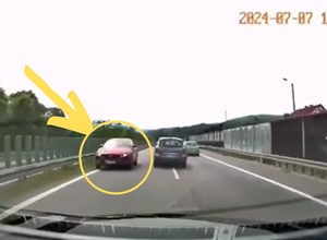 Jechała zakopianką pod prąd. Tragedia była o włos. Wszystko się nagrało [WIDEO]