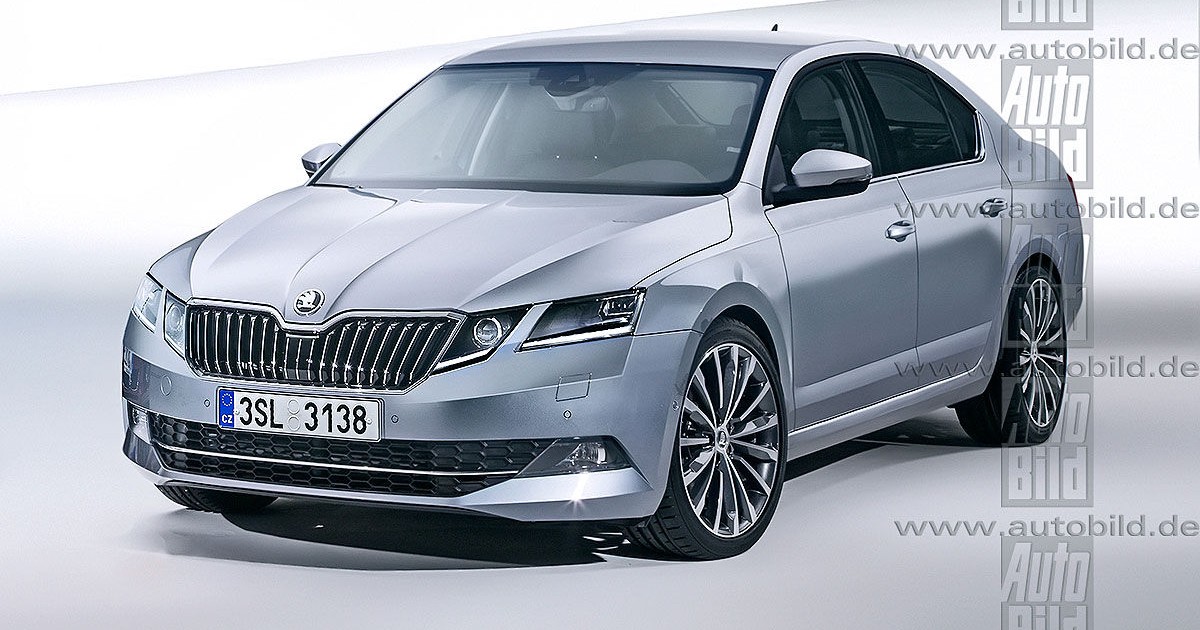 Skoda Octavia po liftingu - wizualizacja