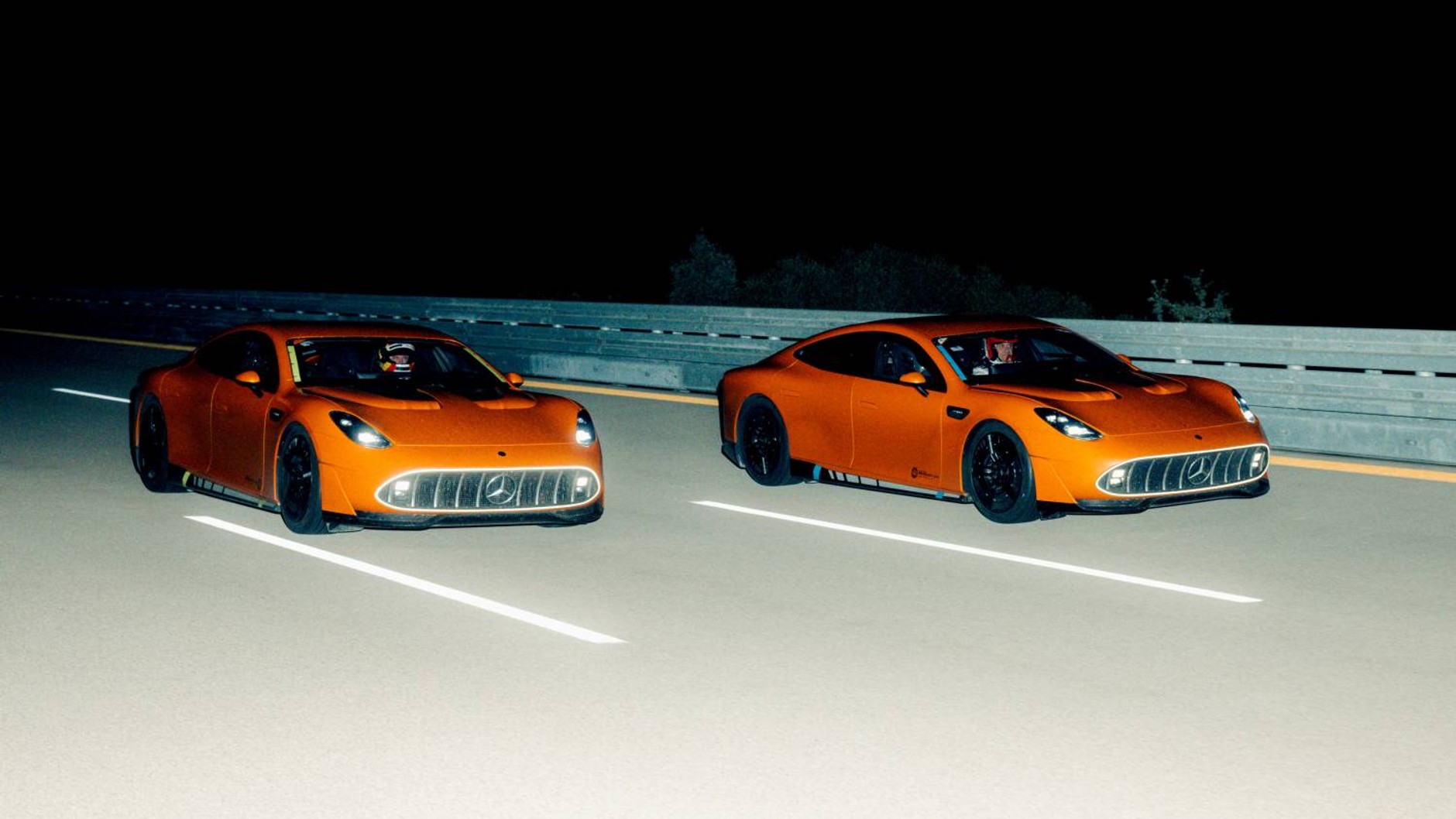 CONCEPT AMG GT XX na torze Nardo