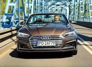 Audi A5 cabrio 2.0 TFSI quattro - perfekcyjnie rozwiewa czuprynę