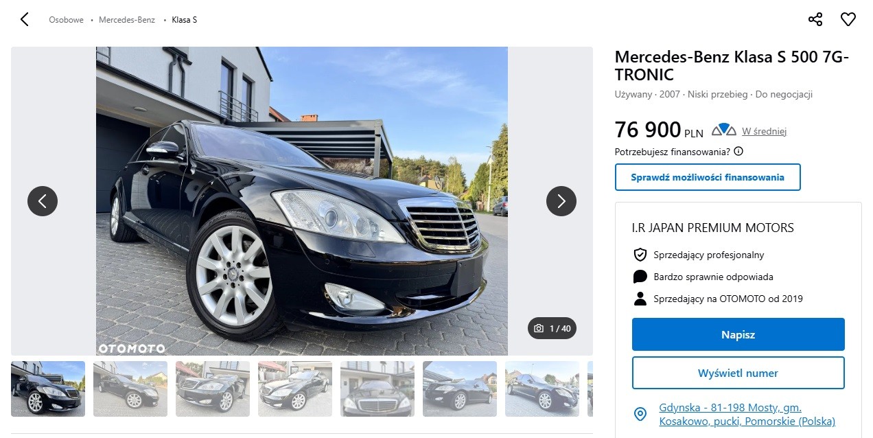 Mercedes S500