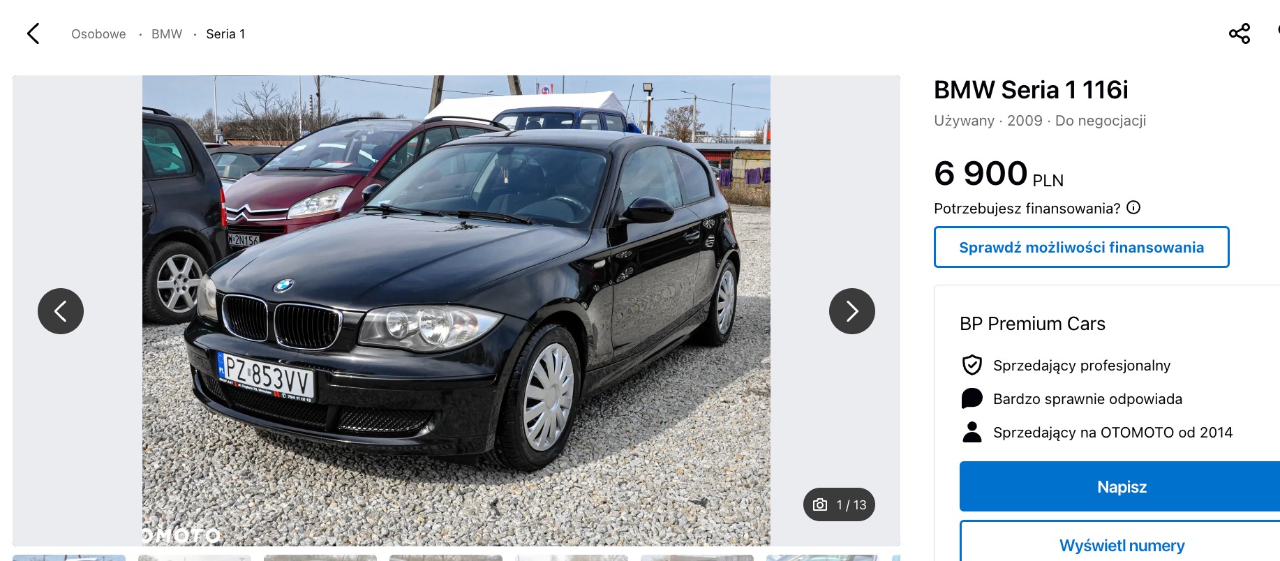 BMW serii 1 za równowartość Thermomixa? Tak, ale nie do końca sprawne.