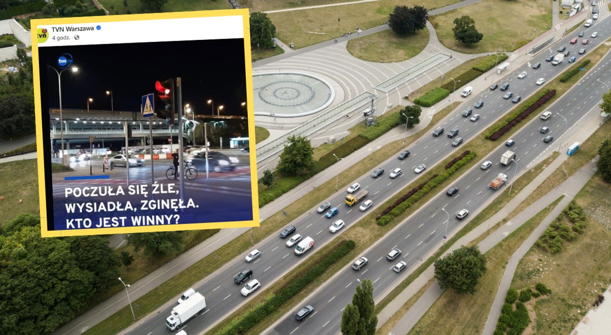Wysiadła z samochodu na Wisłostradzie prosto pod koła innego. "Jej ciało zostało odrzucone na 92 metry"