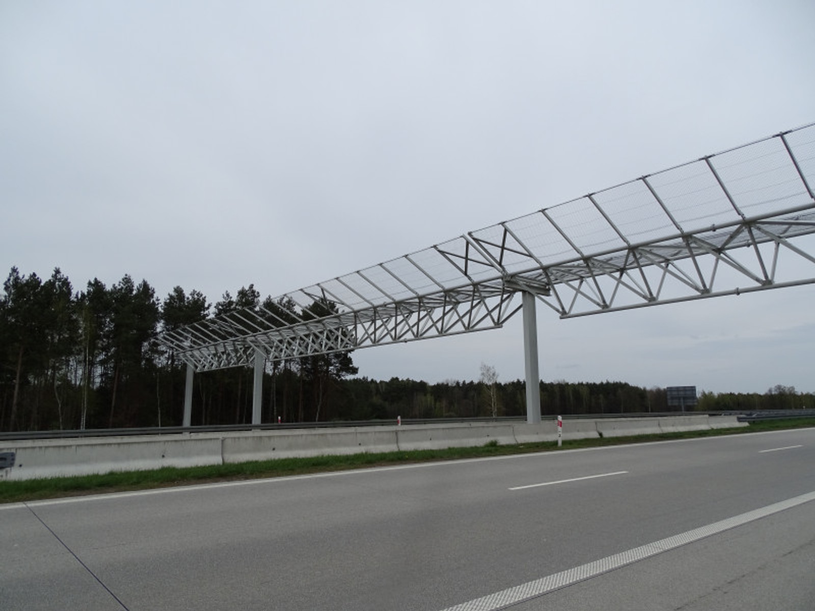 Bramownica dla nietoperzy nad drogą ekspresową