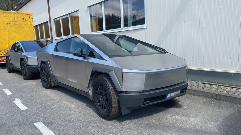 Tesle Cybertruck zatrzymane na granicy na Litwie
