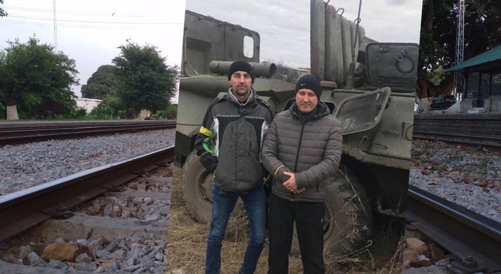 Ukraińscy kolejarze zatrzymali rosyjski pojazd opancerzony