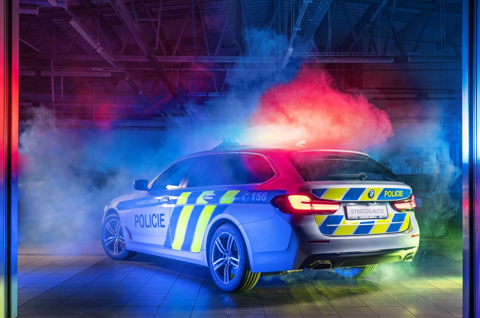 BMW 540i xDrive Touring czeskiej policji