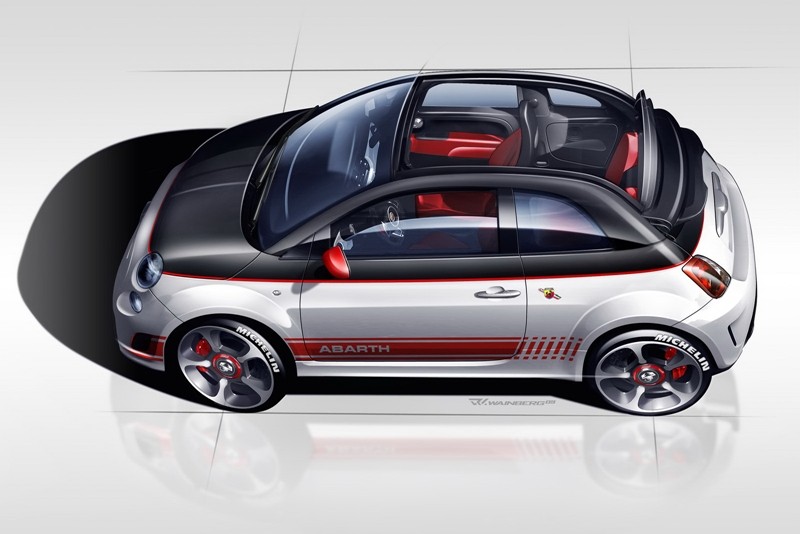 Fiat 500C Abarth – skorpion się opala