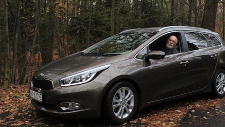 Zbigniew Kozioł i Kia cee'd SW 1.6 CRDi - Doświadczony kierowca