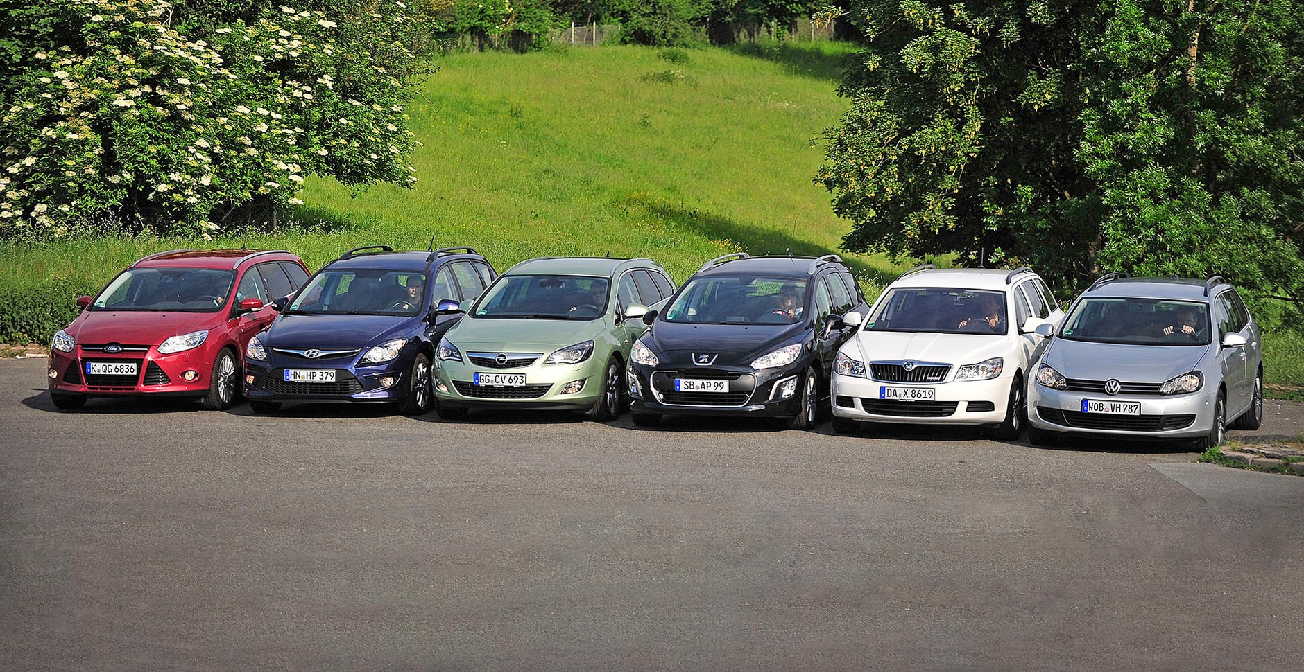 Używane kombi dla rodziny - Ford Focus kontra Hyundai i30, Opel Astra, Peugeot 208, Skoda Octavia i Volkswagen Golf