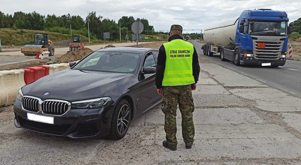 BMW zatrzymane przez Straż Graniczną