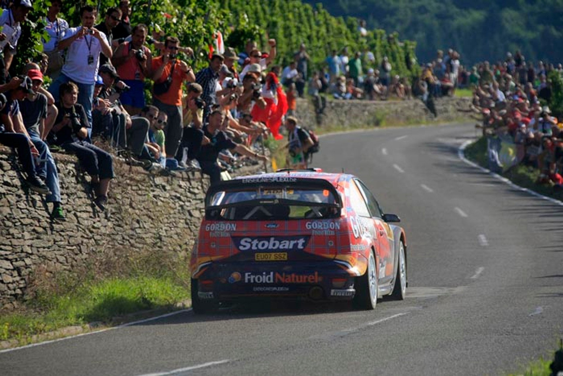 Rajd Niemiec 2010: Loeb liderem, Kościuszko na łące (1. etap, fot. Rallyworld©Willy Weyens)