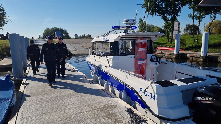 Nowy sprzęt "wodniaków" z Komendy Miejskiej Policji we Włocławku