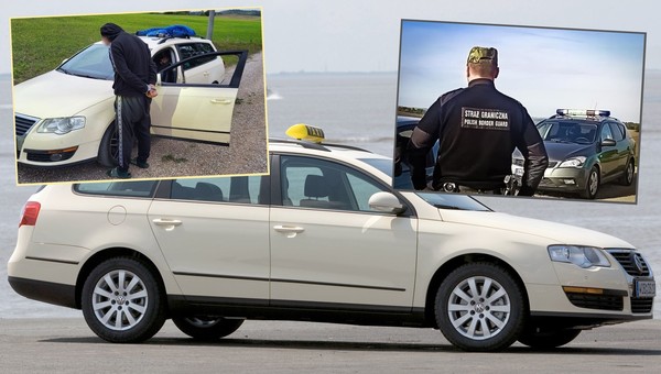 Passat w "budyniu" skrywał niespodziankę. Kierowcę zatrzymała Straż Graniczna