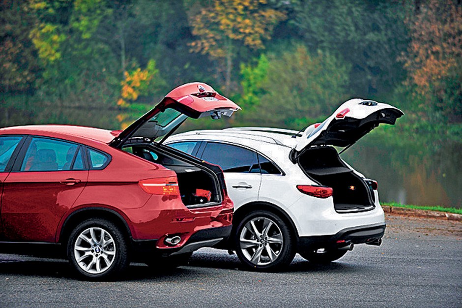 BMW X6 kontra Infiniti FX 30d: ślicznotki, czyli luksusowe suv-y