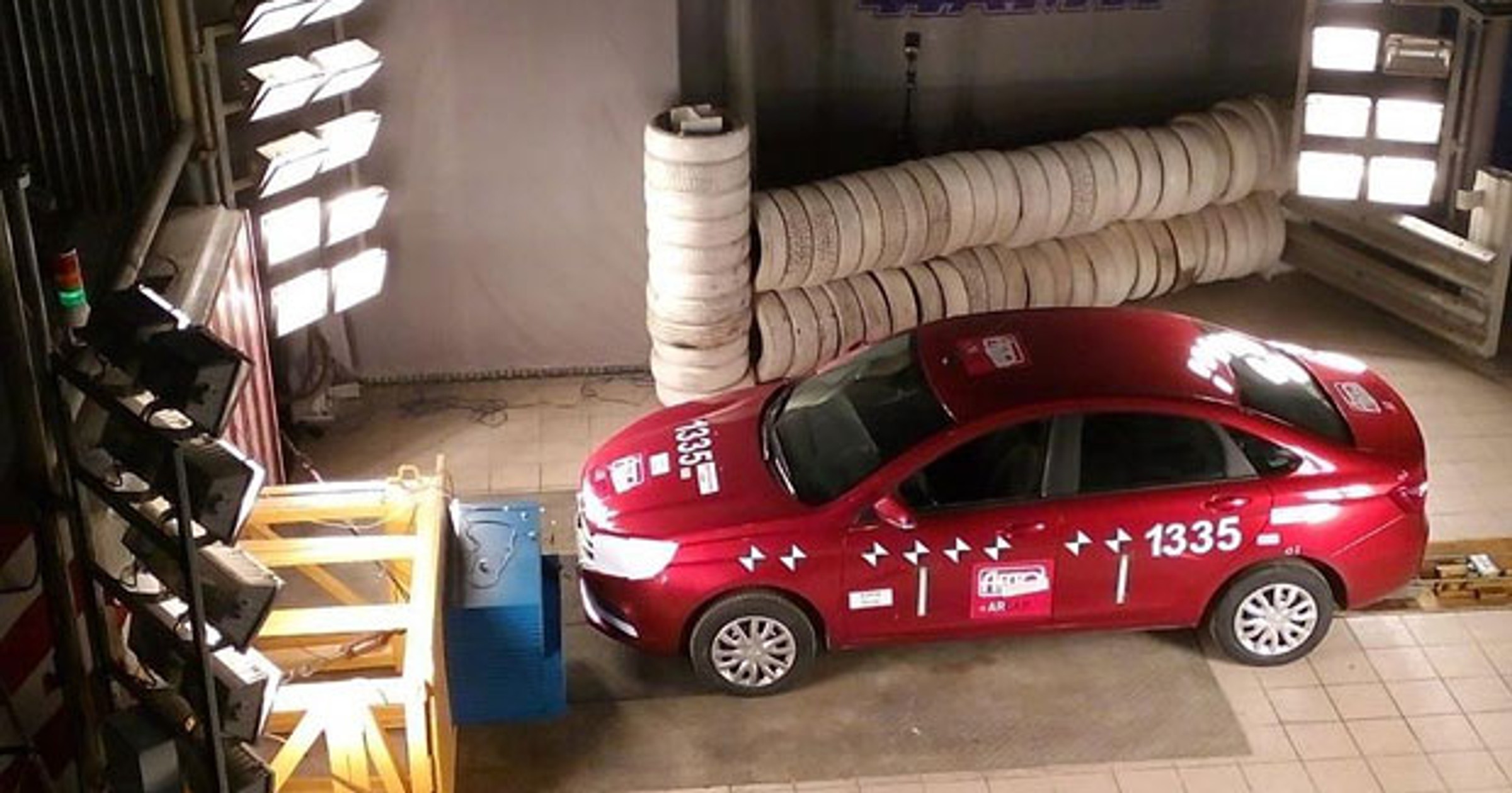 Łada Vesta w teście zderzeniowym