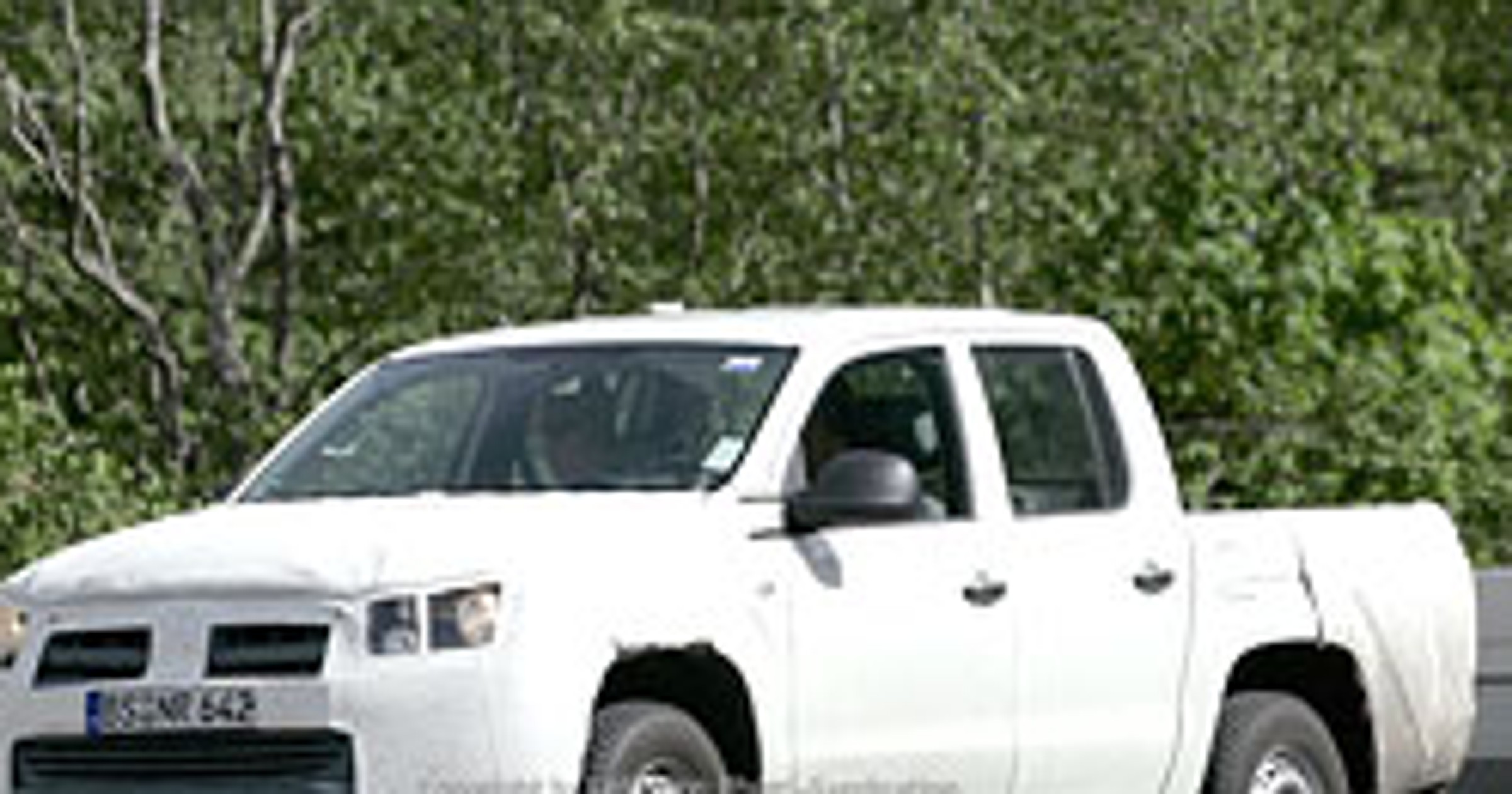 Zdjęcia szpiegowskie: Pick-up Volkswagen Robust w przygotowaniu