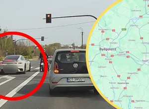 Z lewoskrętu pojechał na wprost. Kierowca Porsche nie przewidział jednego [WIDEO]