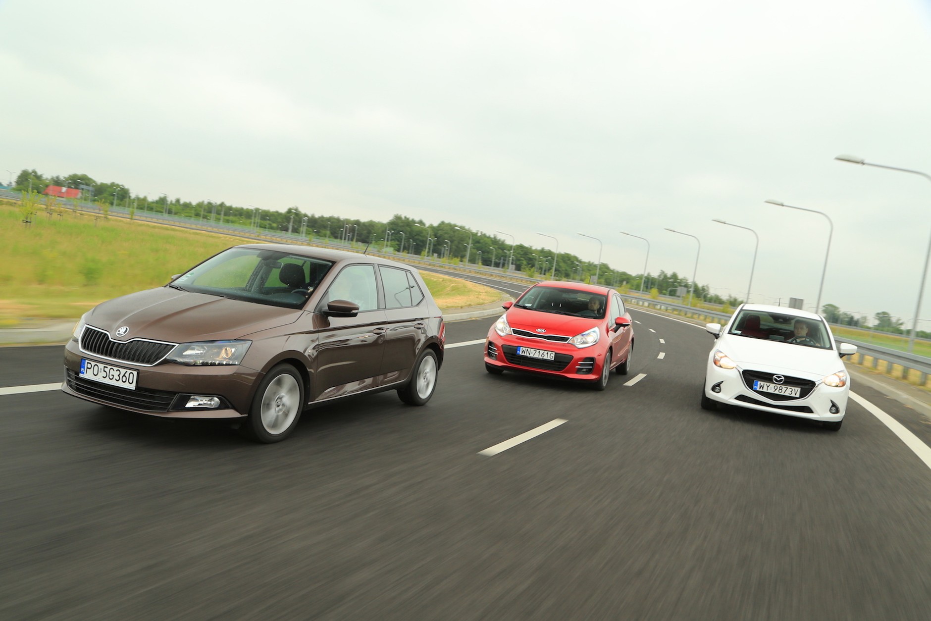 Porównanie: Kia Rio, Mazda 2 i Skoda Fabia