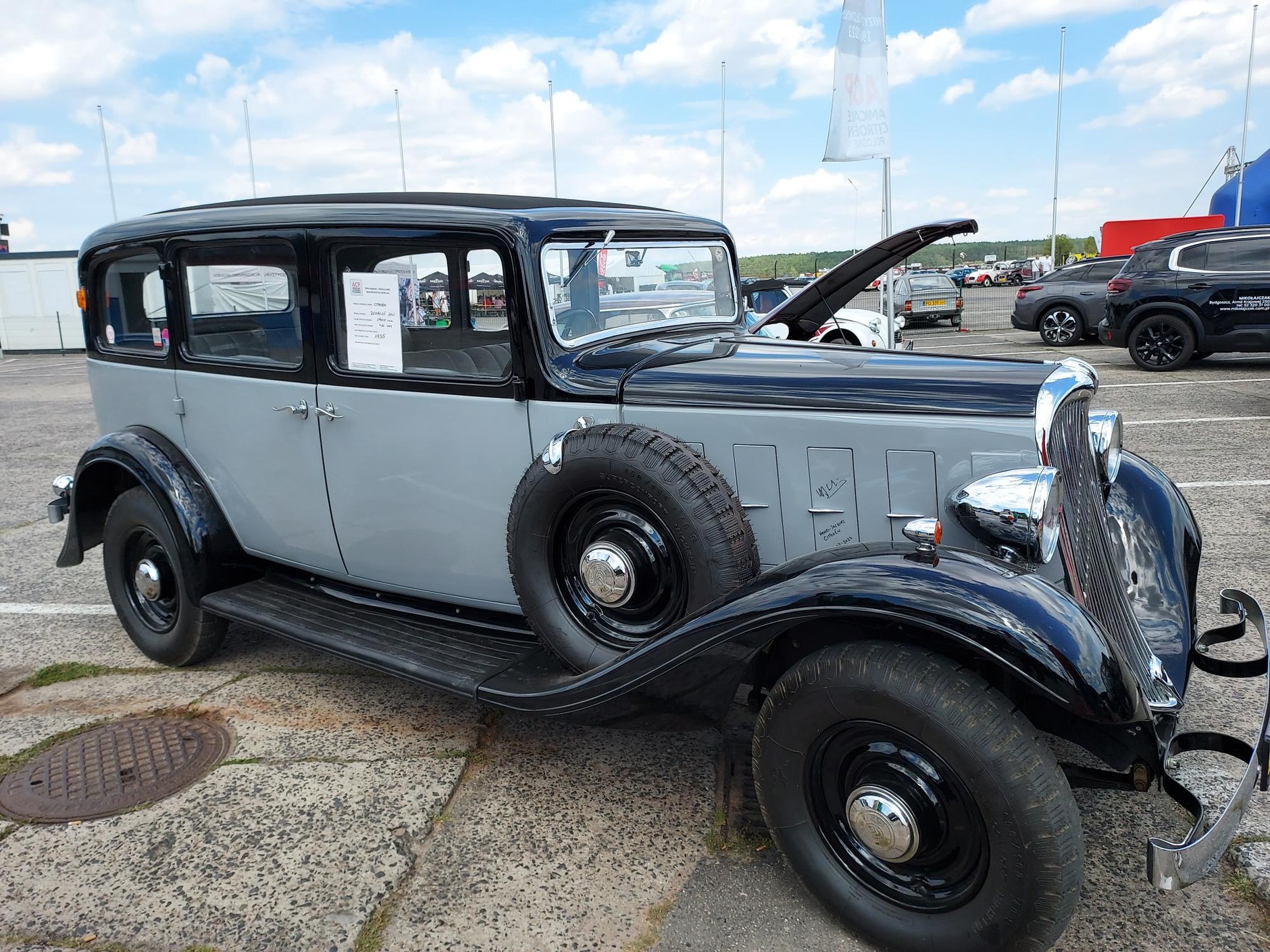 Zlot Citroenów w Toruniu. Model Rosalie